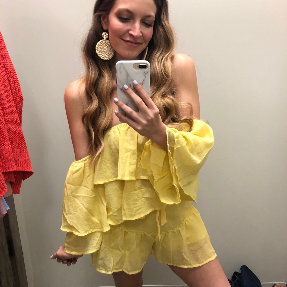 Yellow Ruffle Summer Set- Small